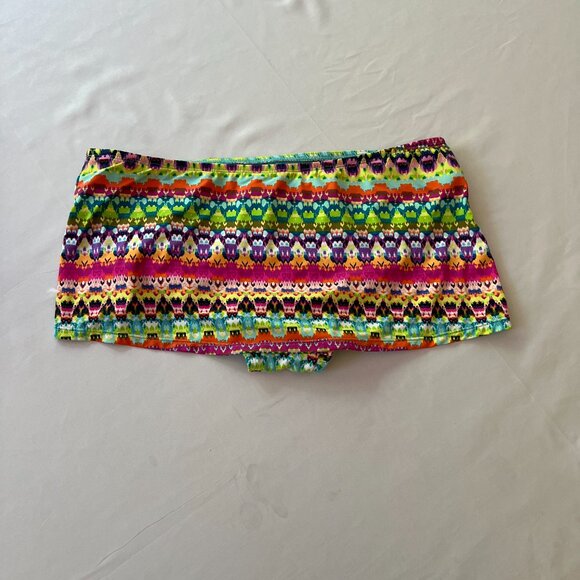 Bleu Rod Beattie Adjustable Sarong Skirted Swim Bikini Bottom Sz 10 - Picture 6 of 10